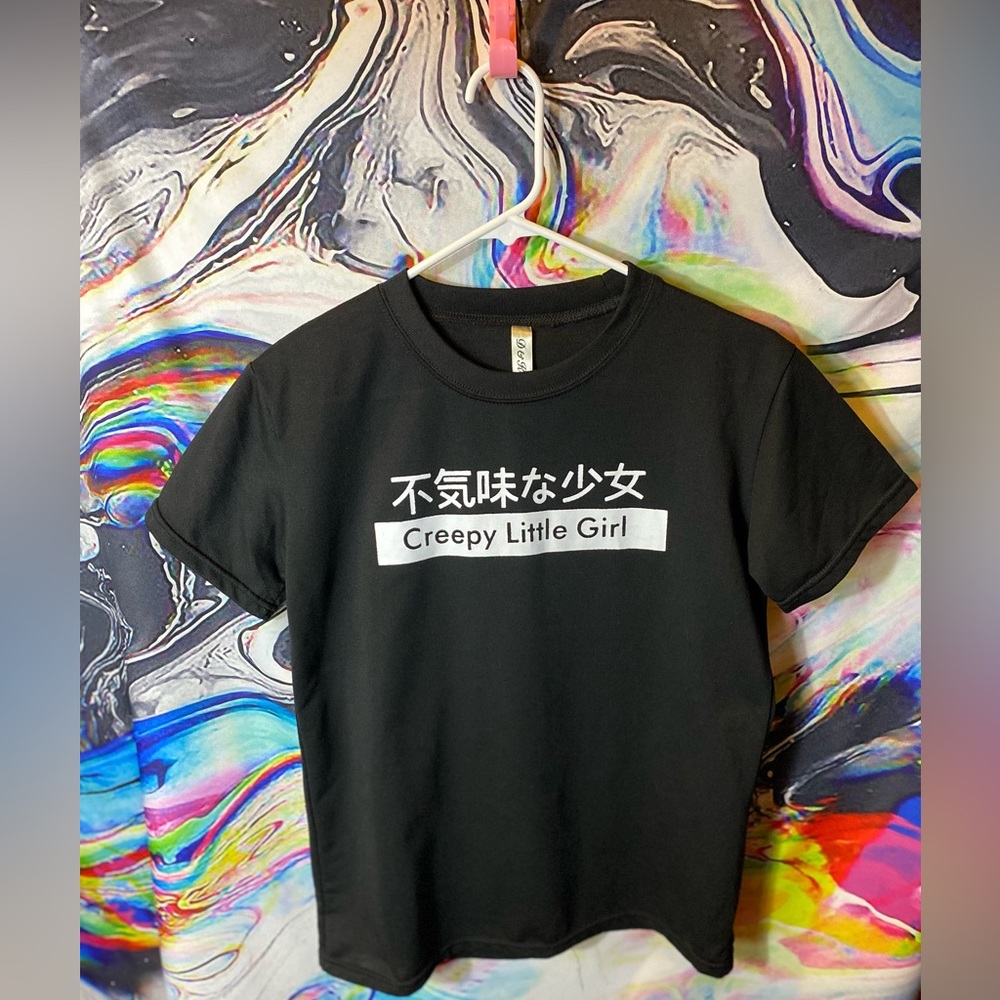 “Creepy Little Girl” 😈 Dark Kawaii T-Shirt